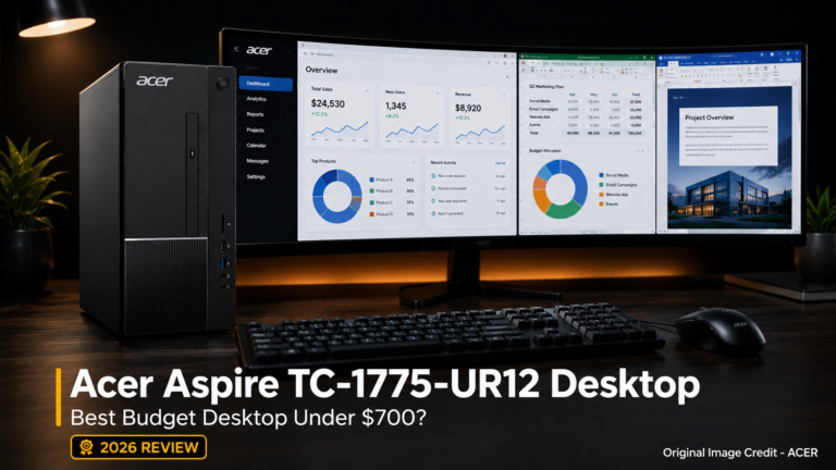 Acer Aspire TC-1775-UR12 Review (2026) — The Best Budget Desktop Under $700