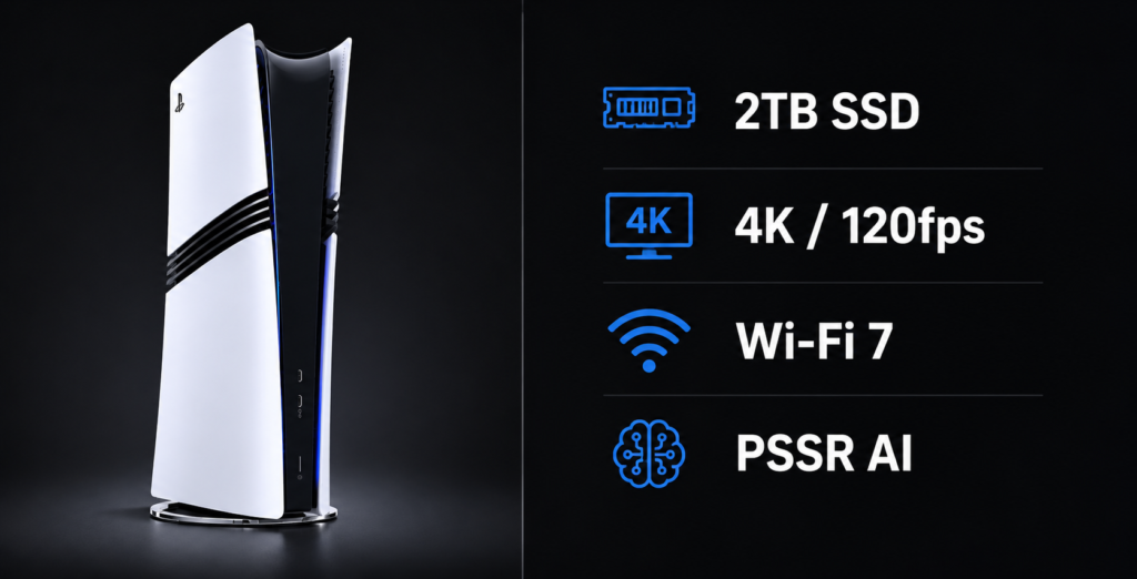 PlayStation 5 Pro Key Specs at a Glance